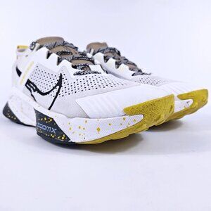 Nike Zegama Mens 11.5 Trail Running Hiking Shoes Vibram Zoom X Cushion White